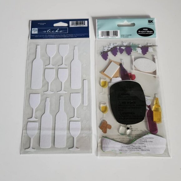Scrapbooking Embellishments - Wine Themed NEW IN PACKAGE - Picture 4 of 4
